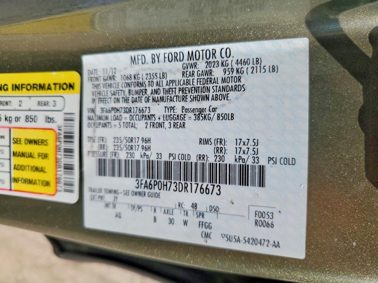 Ford Fusion Se
