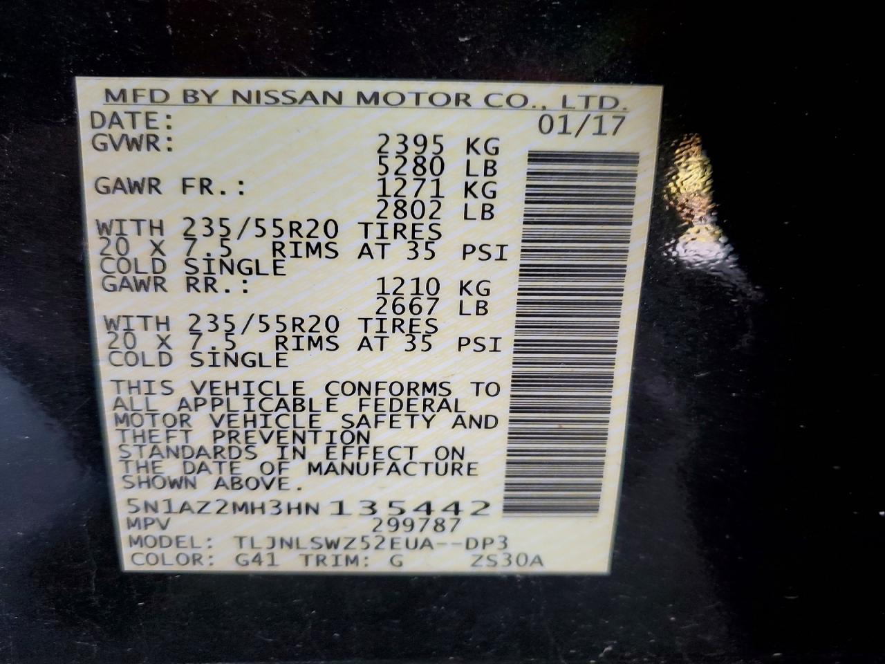 Nissan Murano Platinum