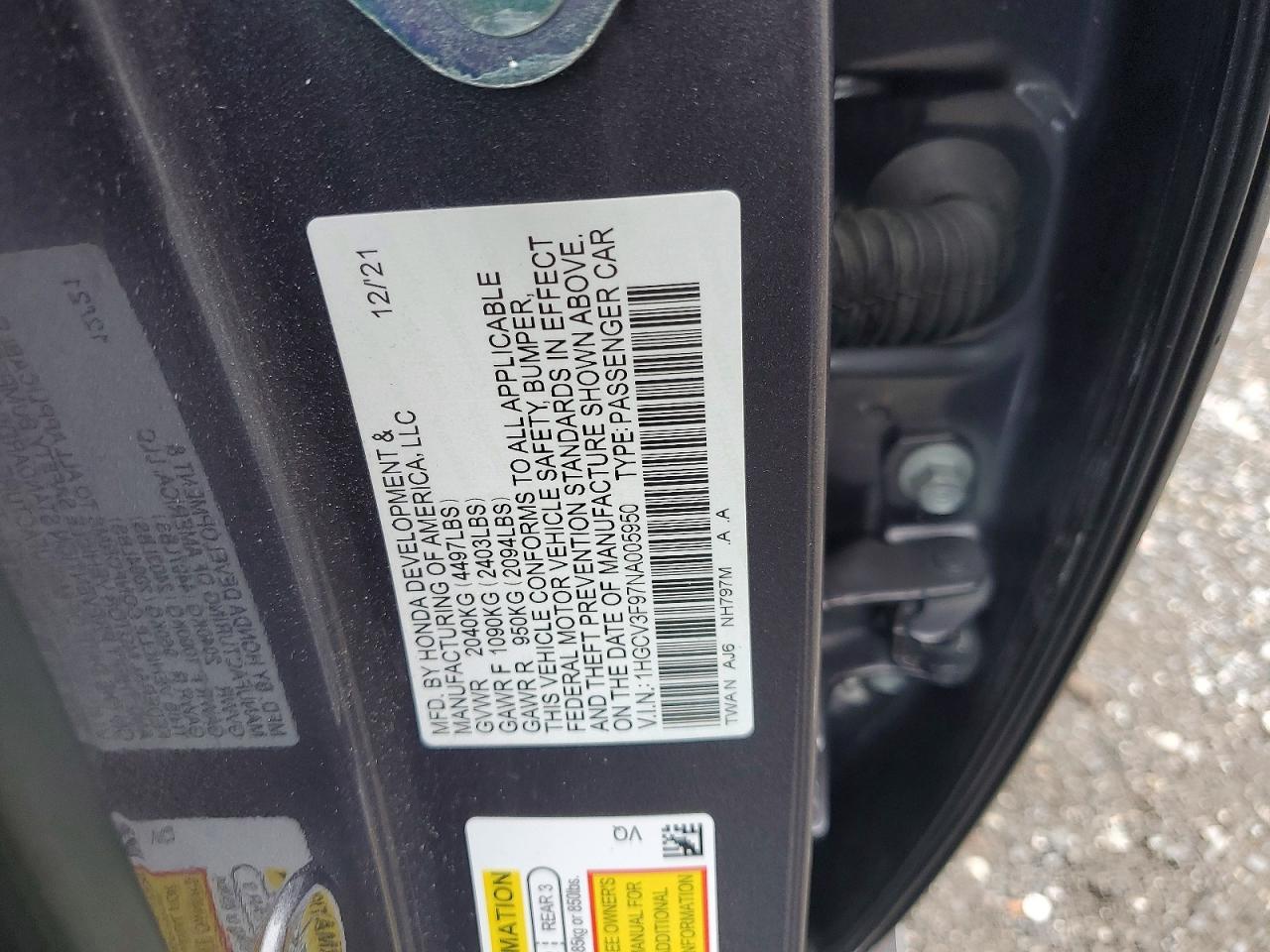 Honda Accord Touring Hybrid