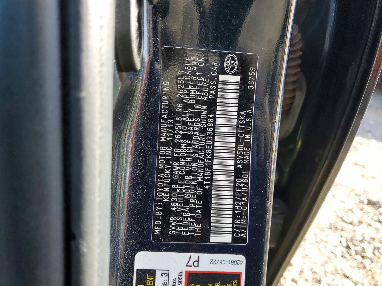Toyota Camry Se