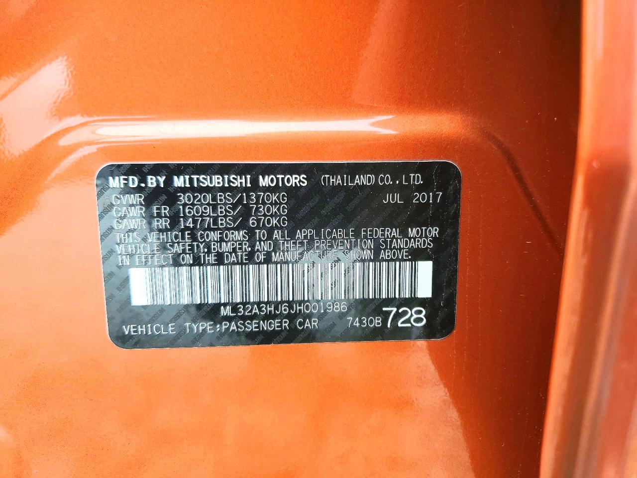 Mitsubishi Mirage Es