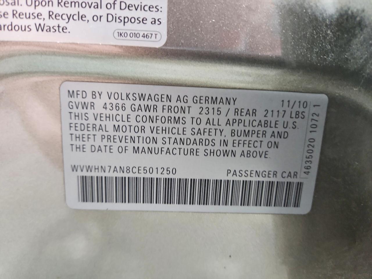 Volkswagen CC Luxury