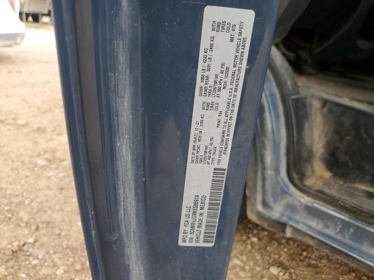 Ram Promaster 3500 High