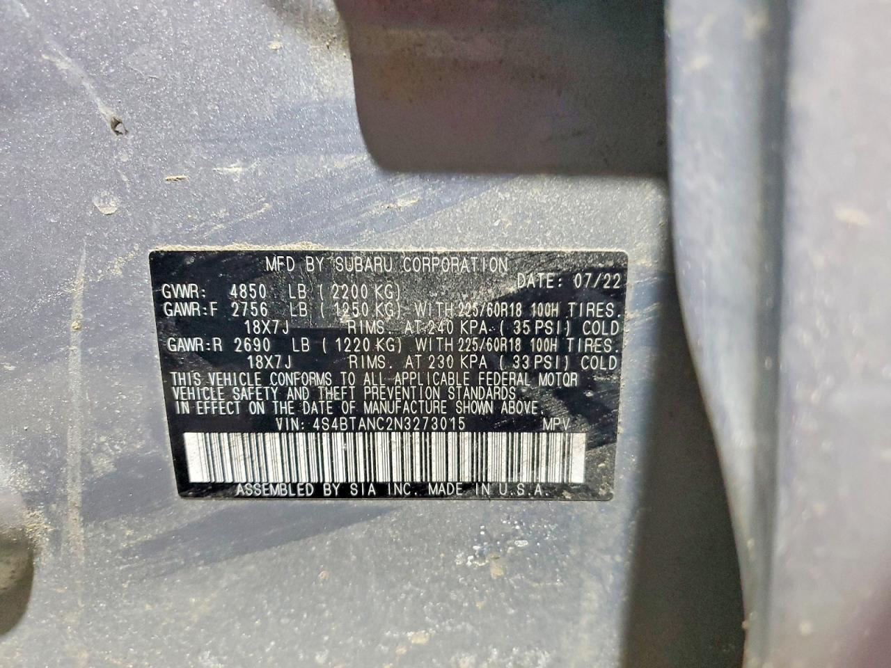 Subaru Outback Limited