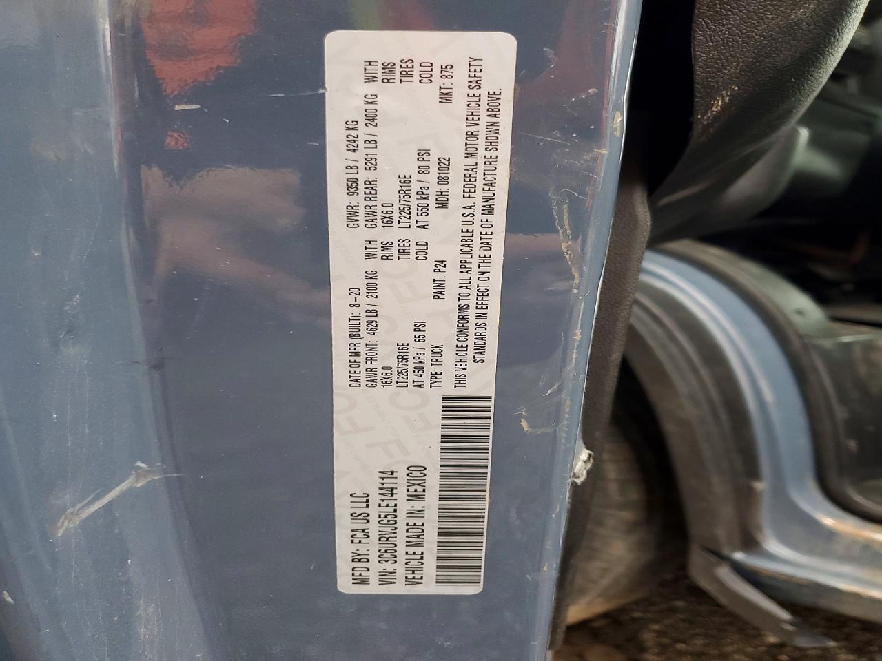 Ram Promaster 1500 High