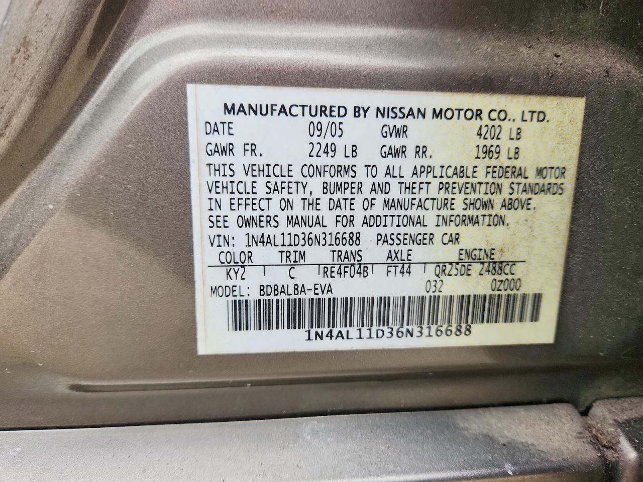 Nissan Altima S