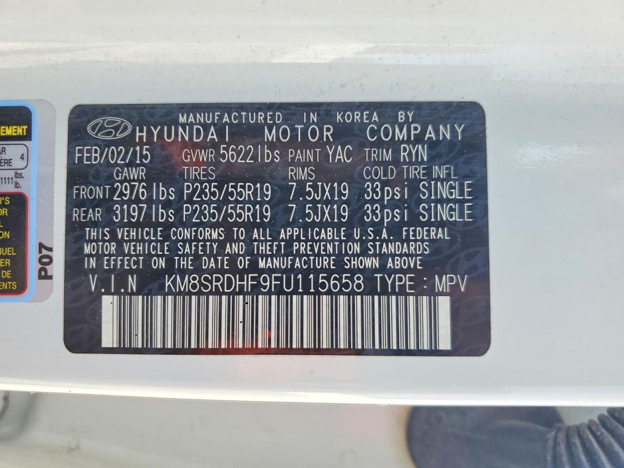 Hyundai SANTA FE Limited