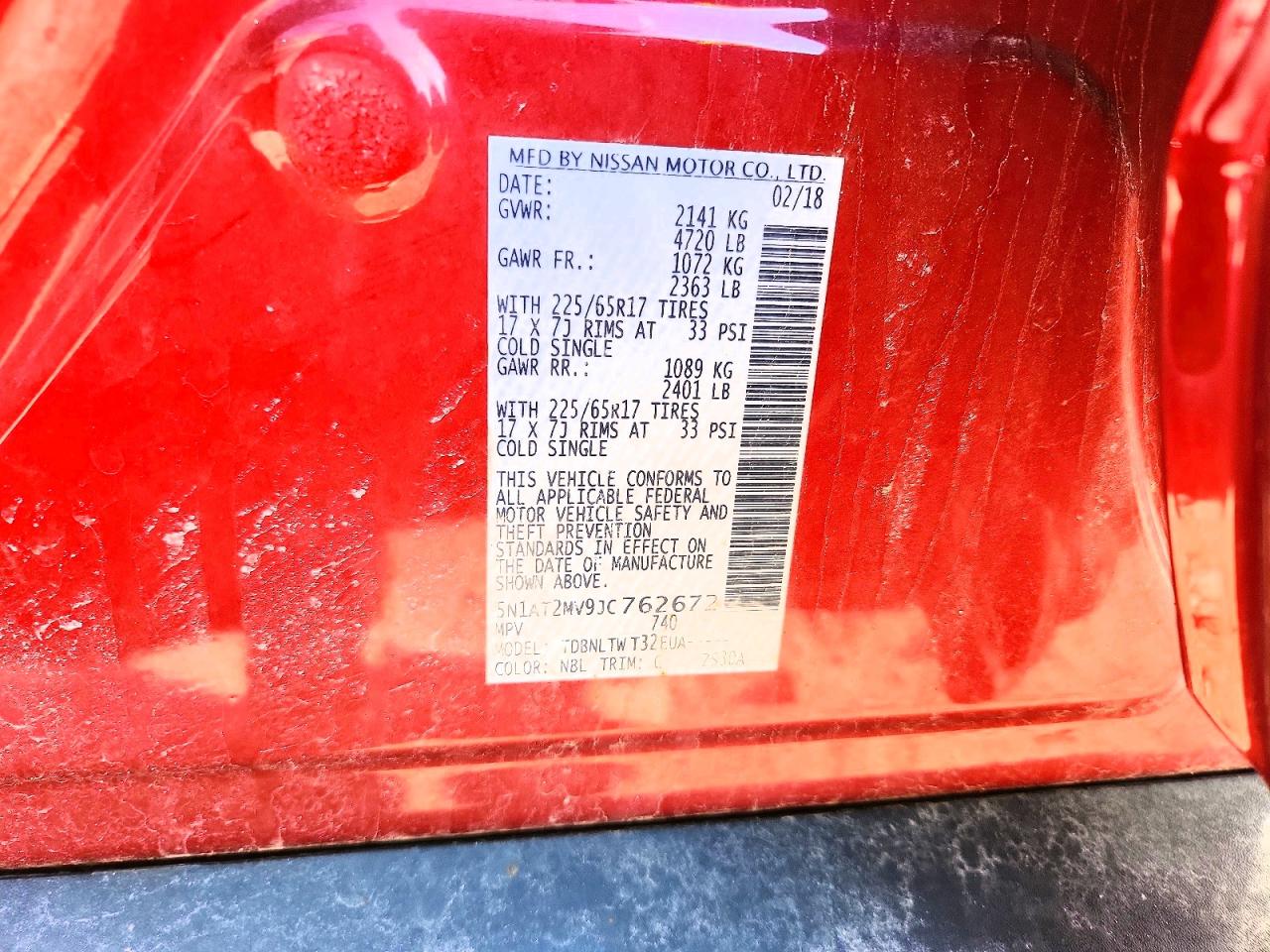 Nissan Rogue Sv