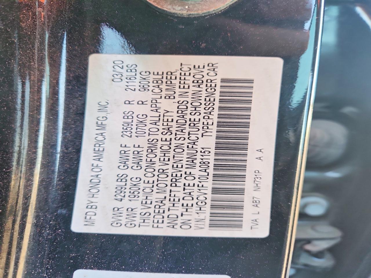 Honda Accord Lx