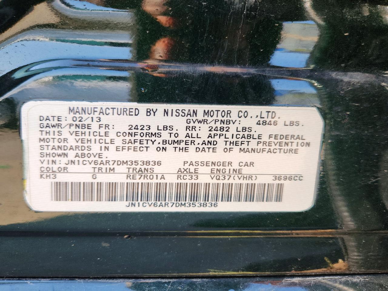 INFINITI G37 X