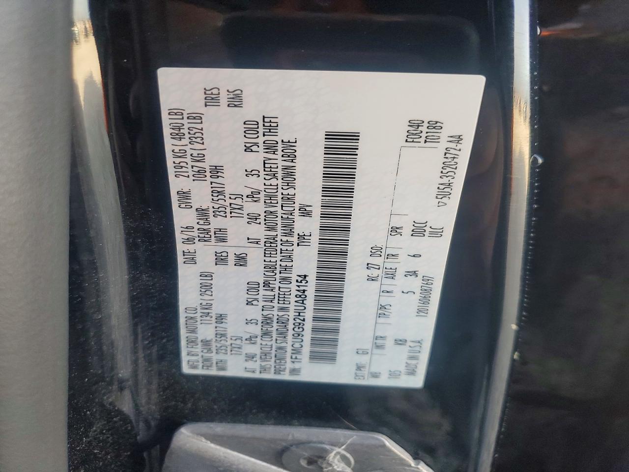 Ford Escape Se