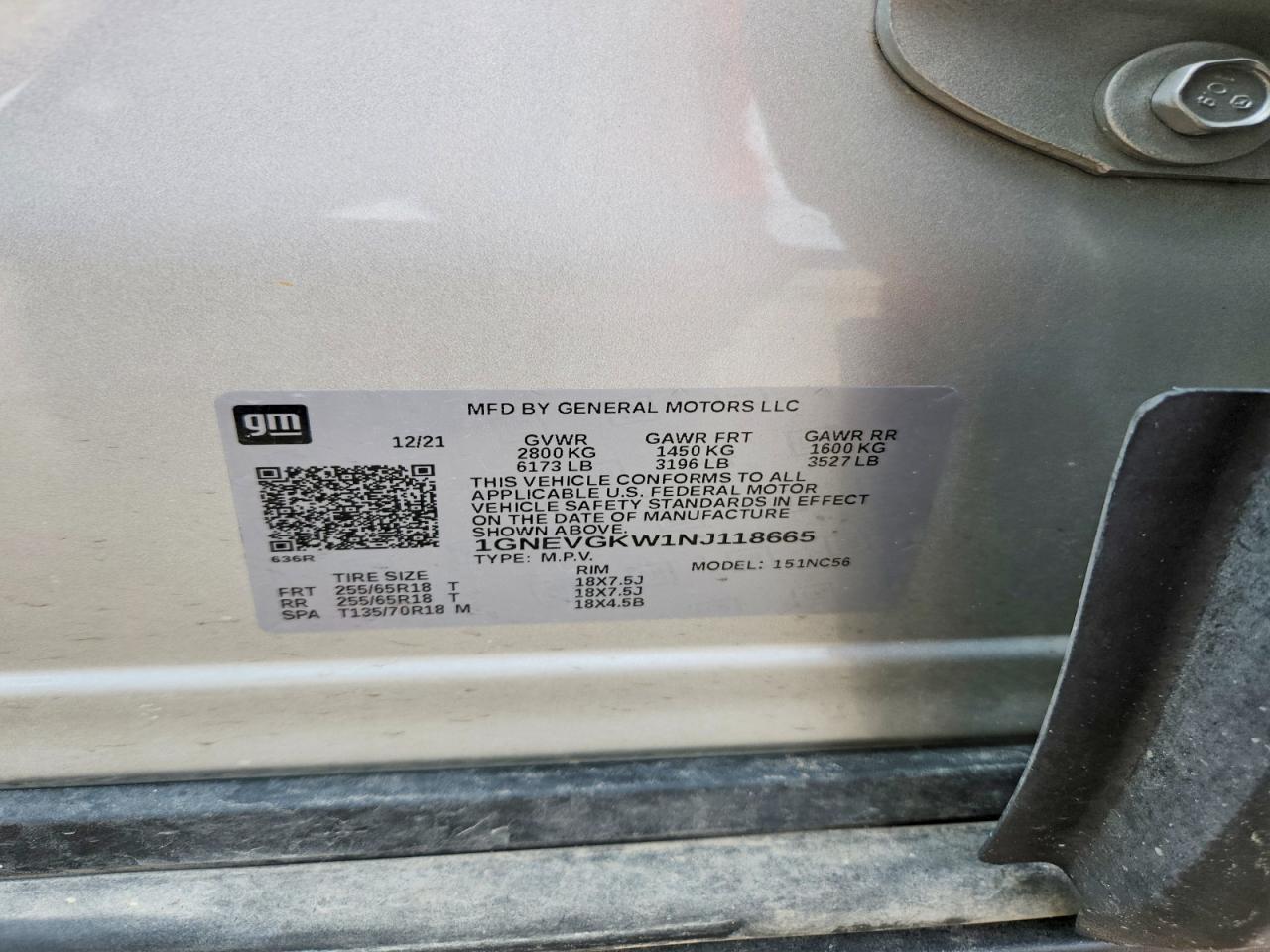 Chevrolet Traverse Lt
