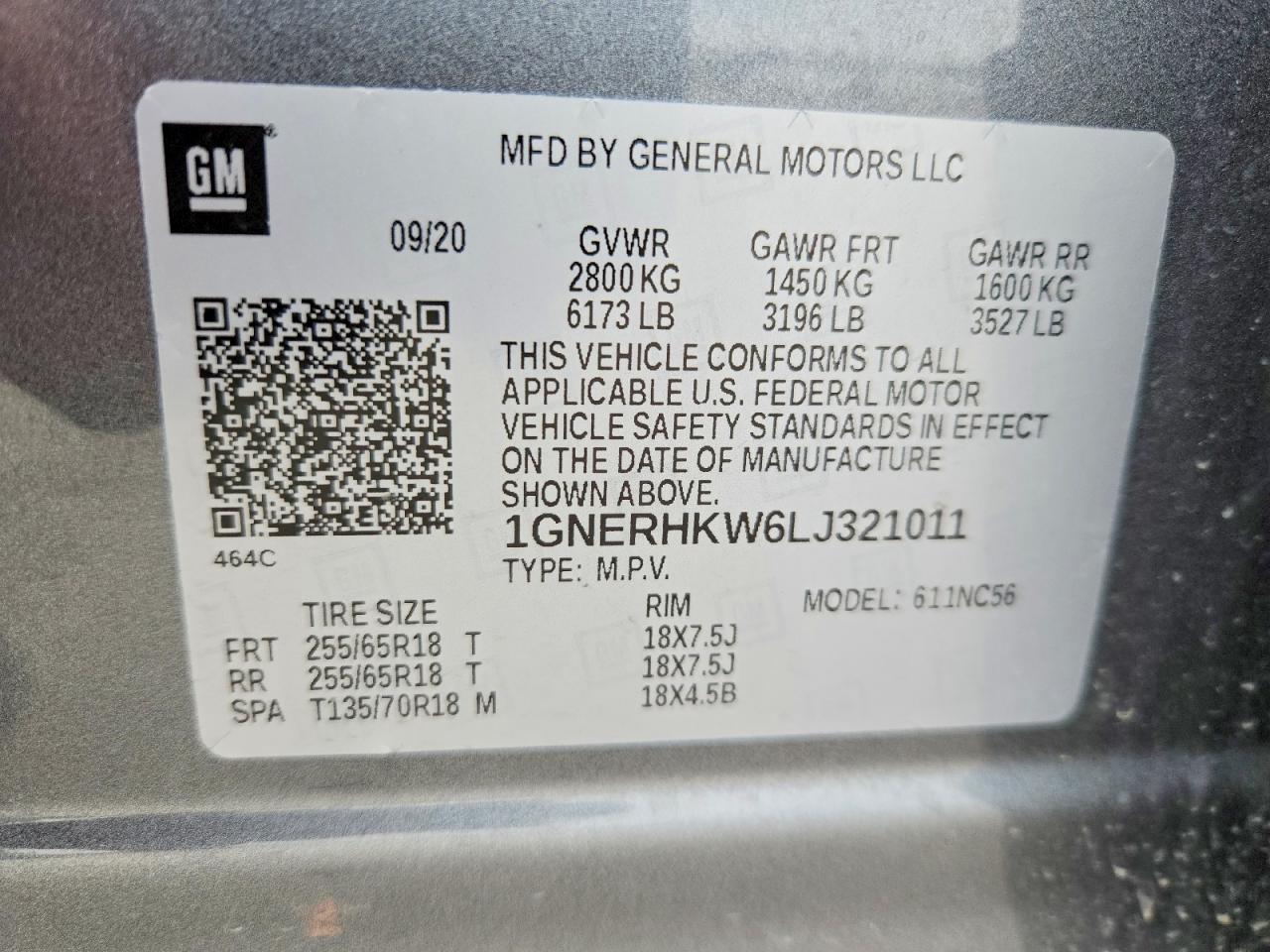 Chevrolet Traverse Lt