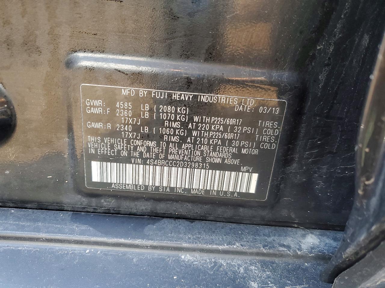 Subaru Outback 2.5i Premium