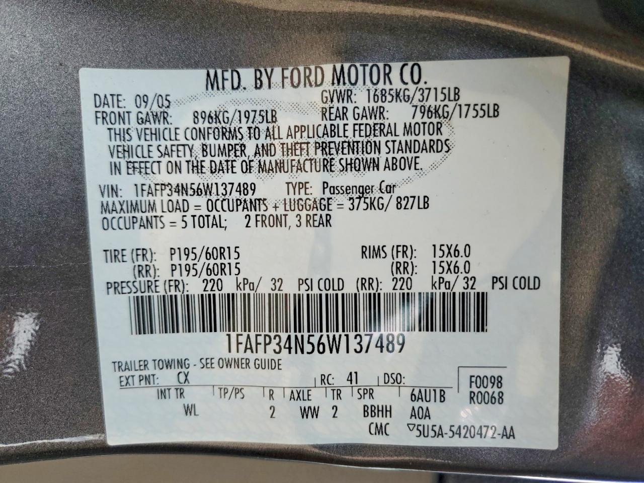 Ford Focus Zx4