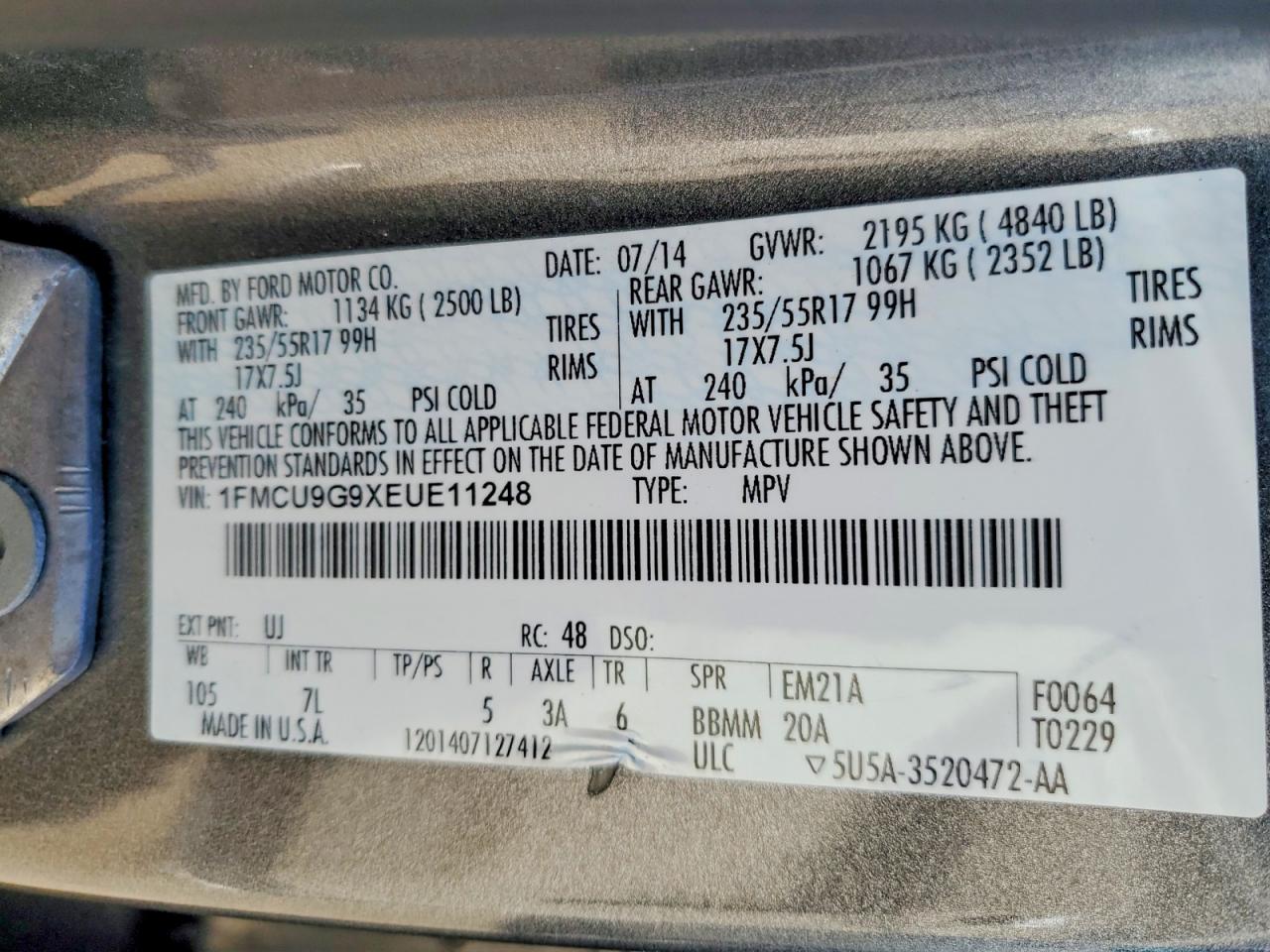 Ford Escape Se