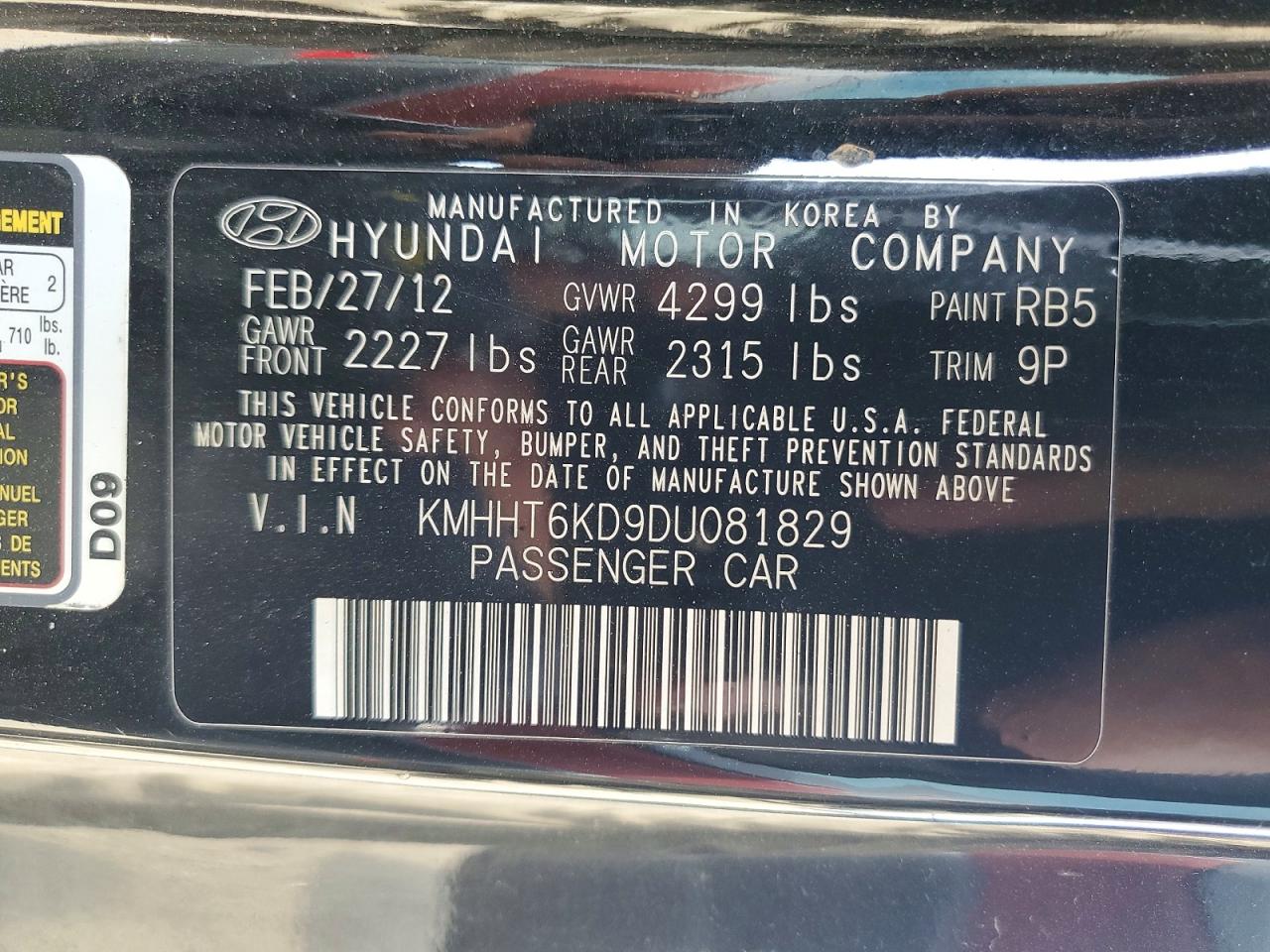Hyundai Genesis 2.0t
