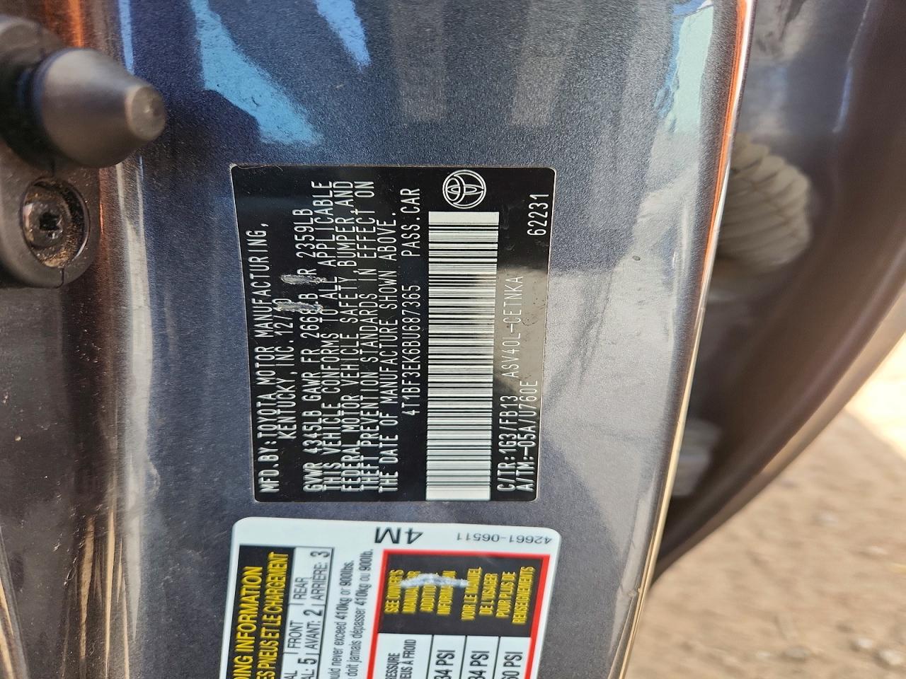 Toyota Camry Le