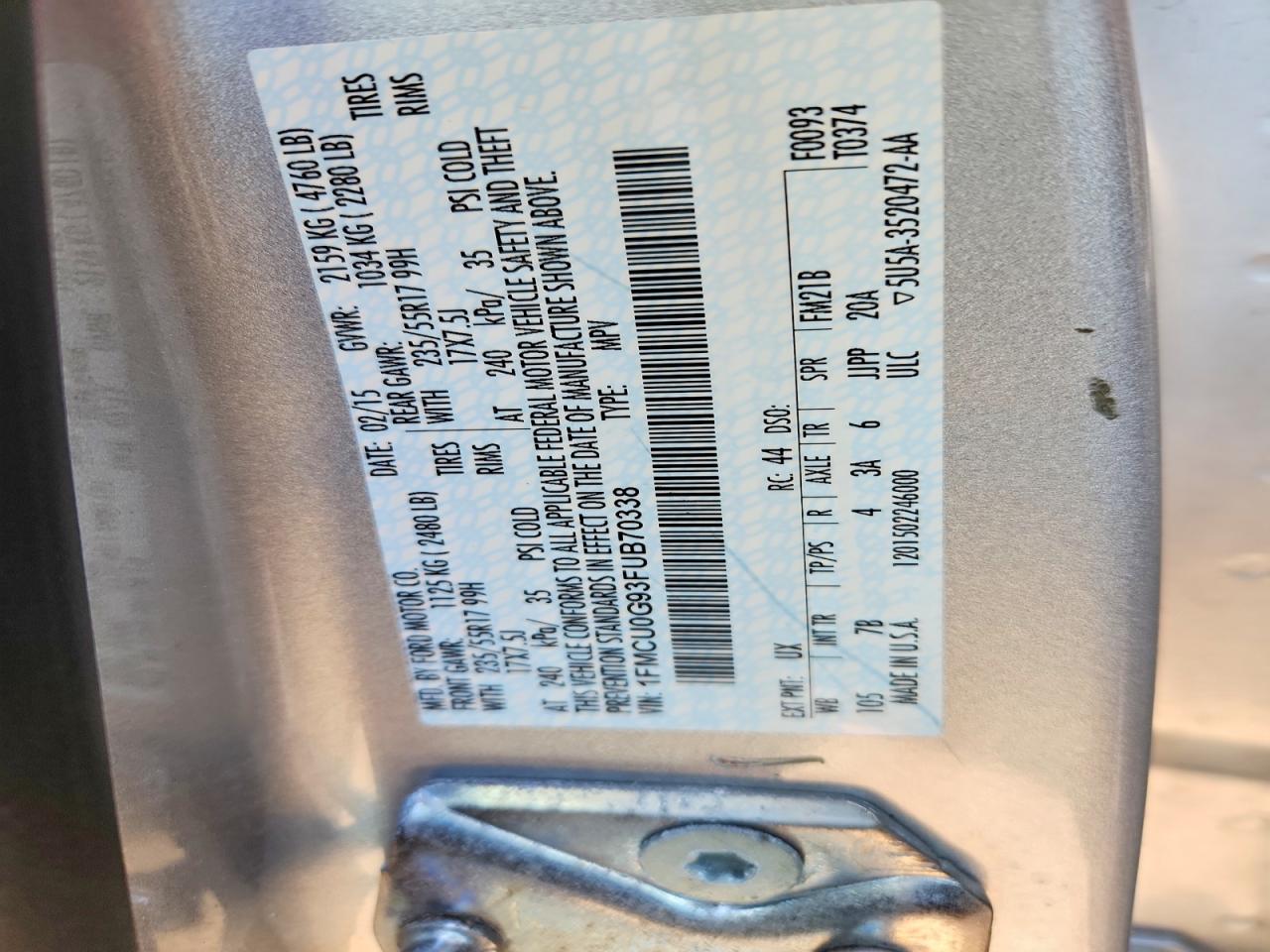 Ford Escape Se