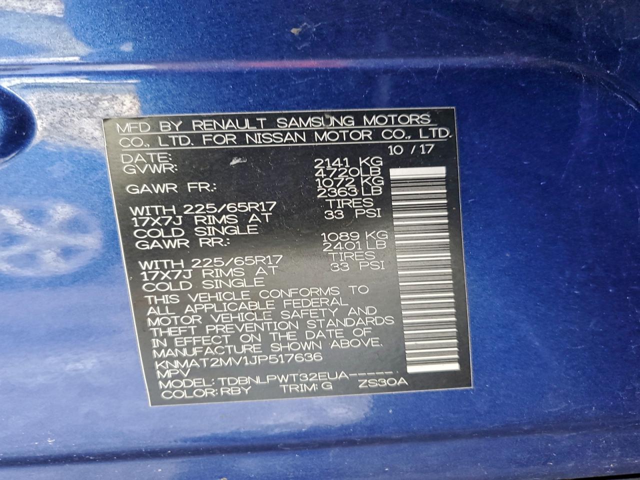 Nissan Rogue S