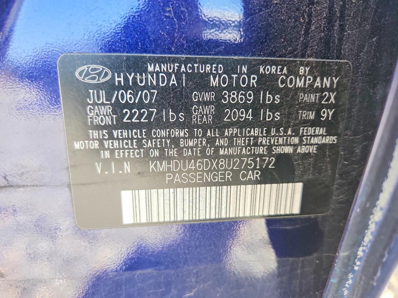 Hyundai ELANTRA Gls