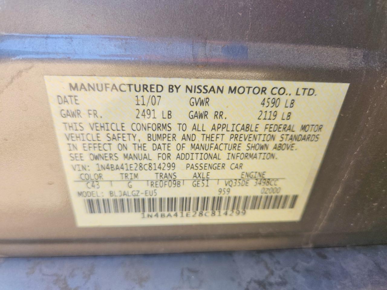 Nissan Maxima 3.5 Se