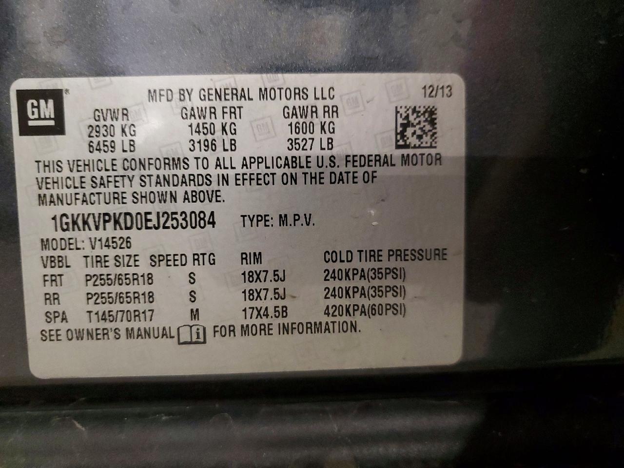 GMC Acadia Sle