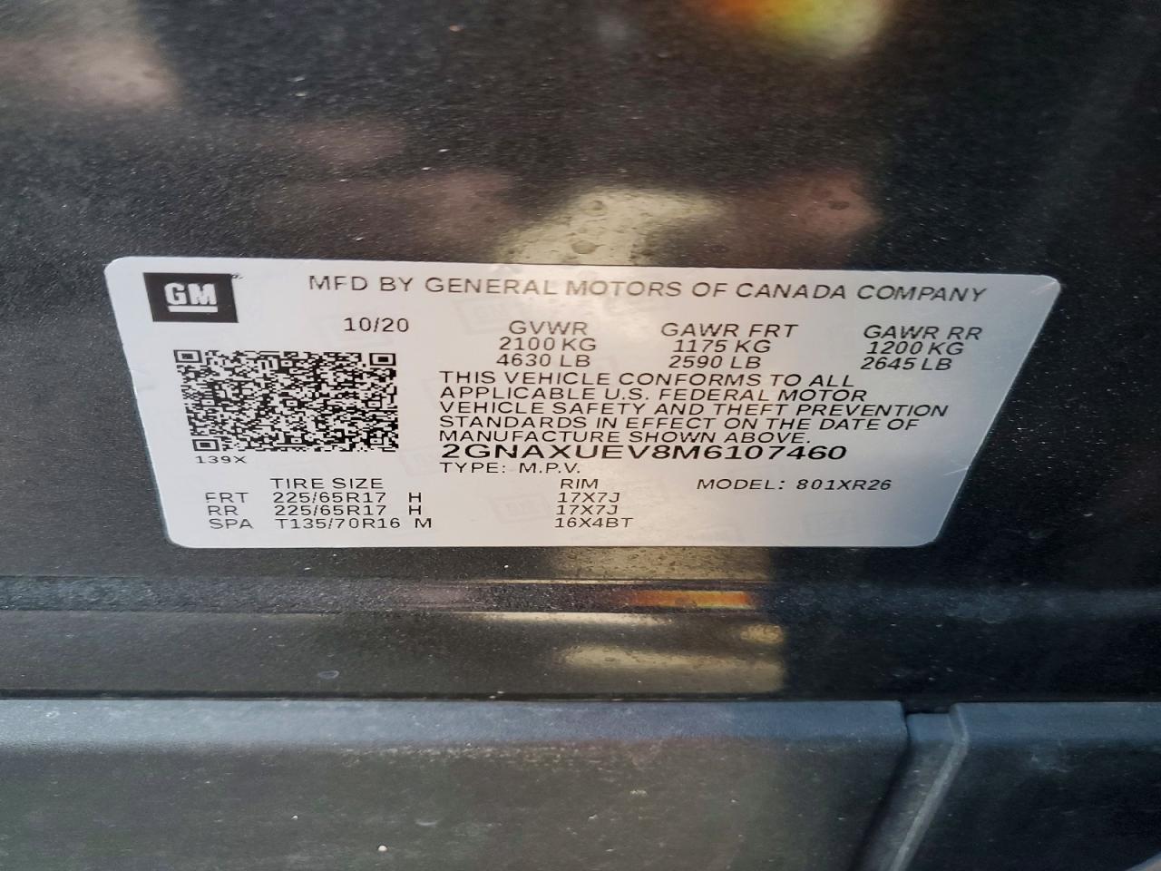 Chevrolet Equinox Lt