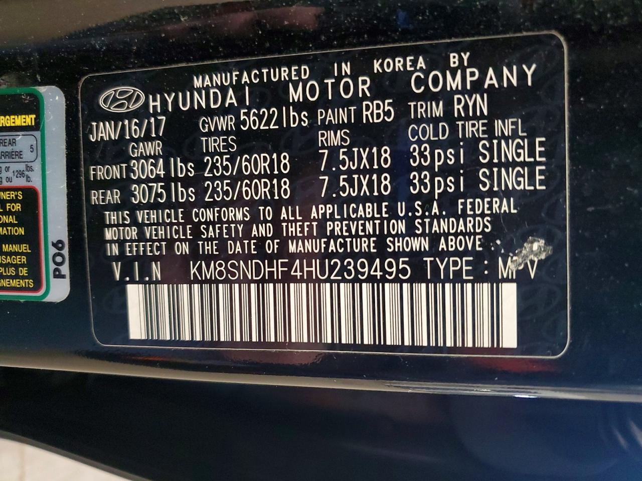 Hyundai SANTA FE Se