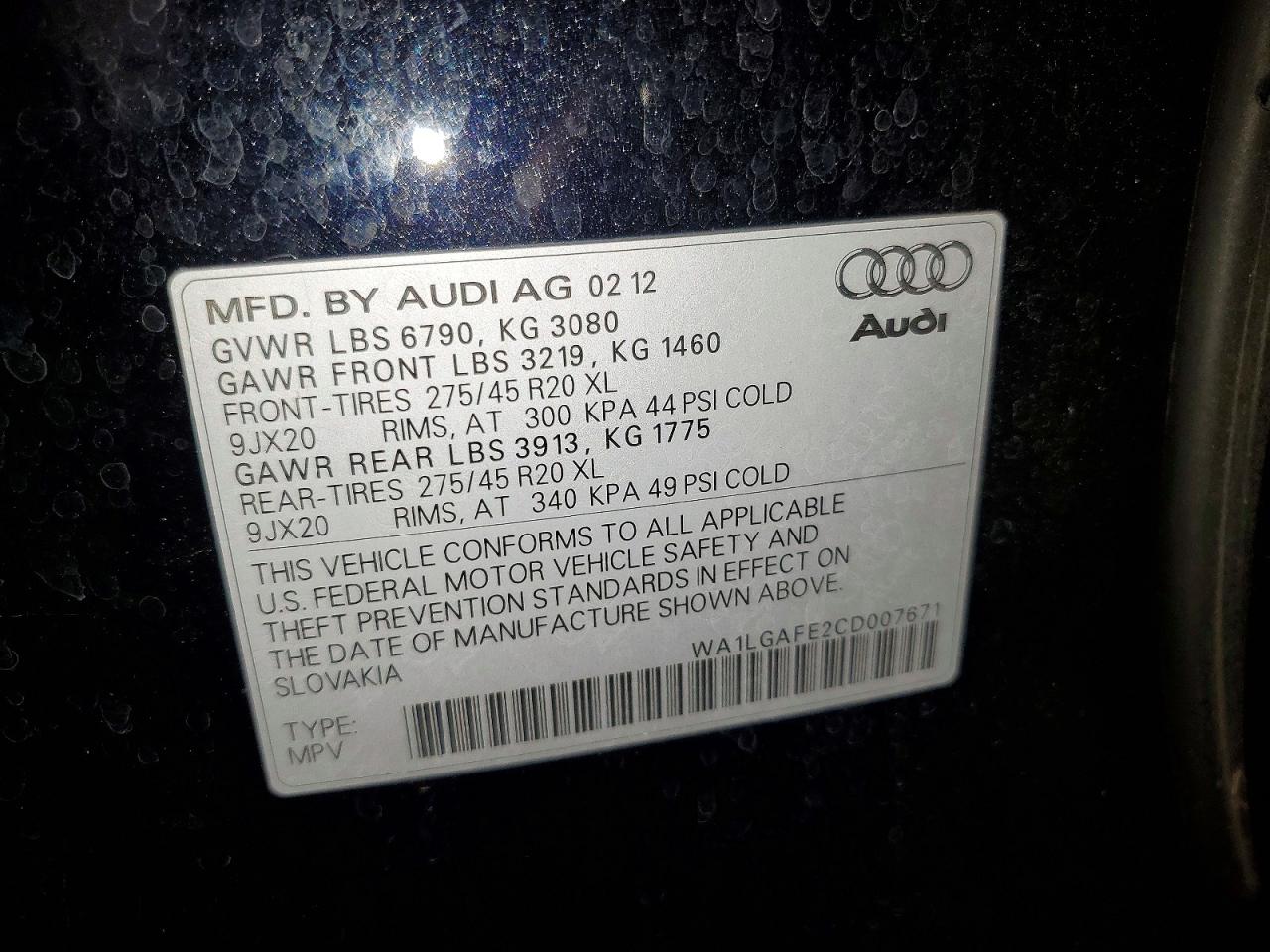 Audi Q7 Premium Plus