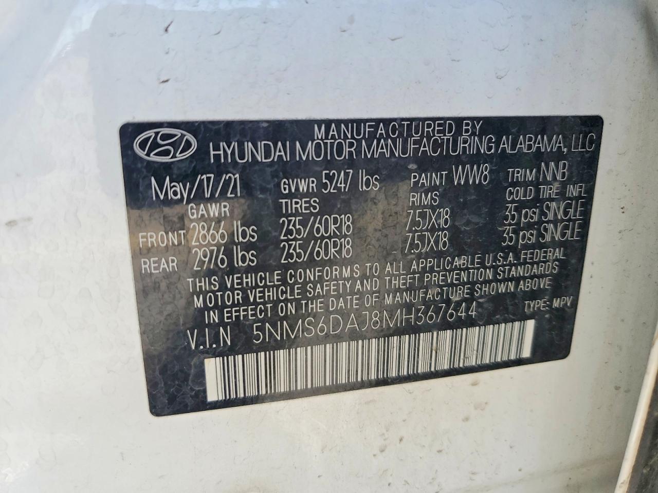 Hyundai SANTA FE Sel