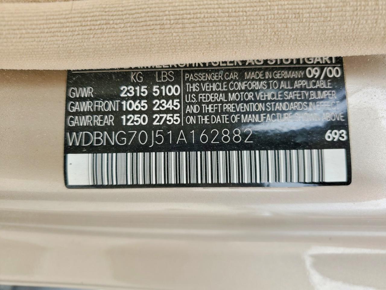 Mercedes-Benz S-Class 430