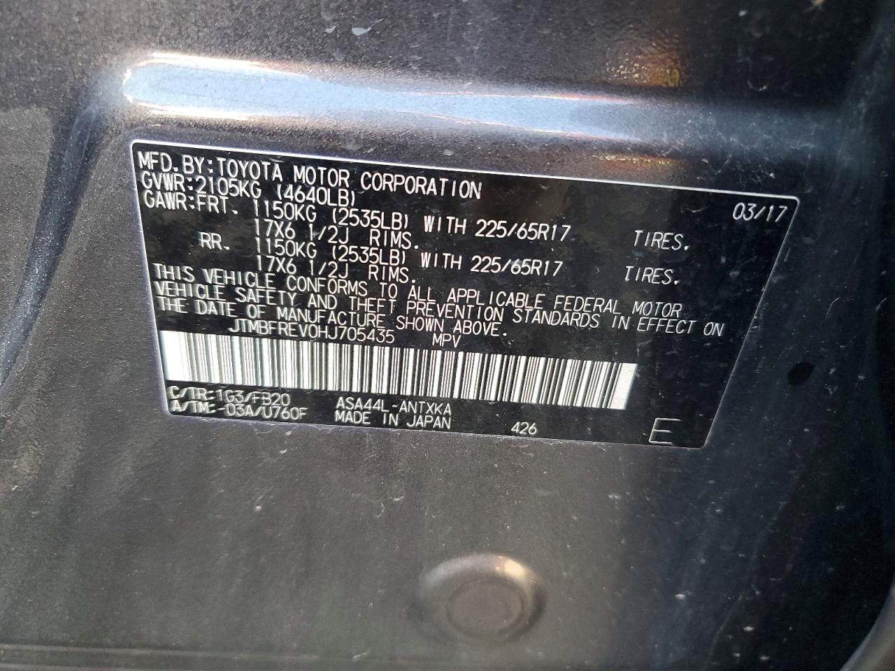 Toyota RAV4 Le