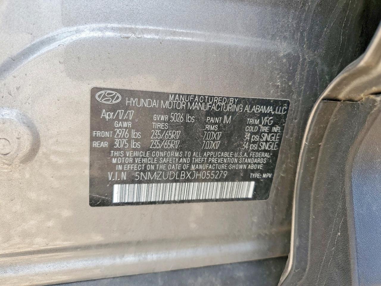 Hyundai SANTA FE 2.4l