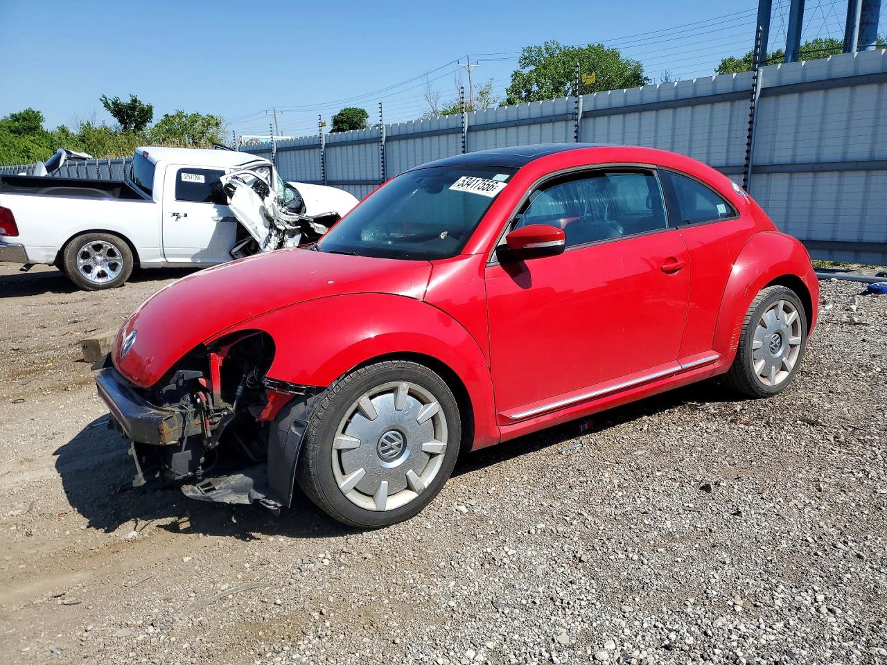 Salvage Volkswagen Beetle Image