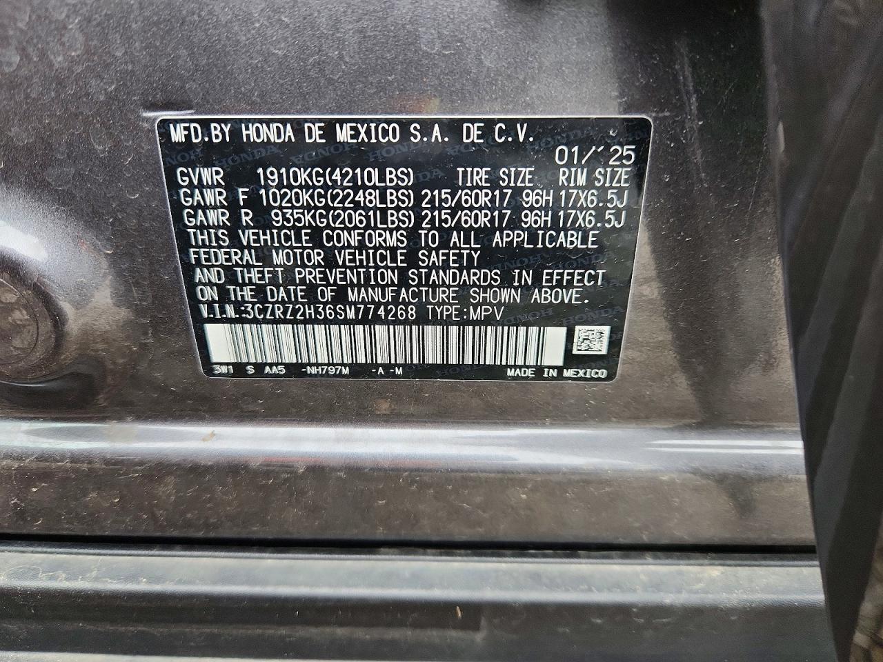 Honda HR-V Lx