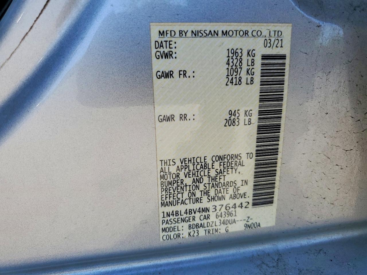 Nissan Altima S