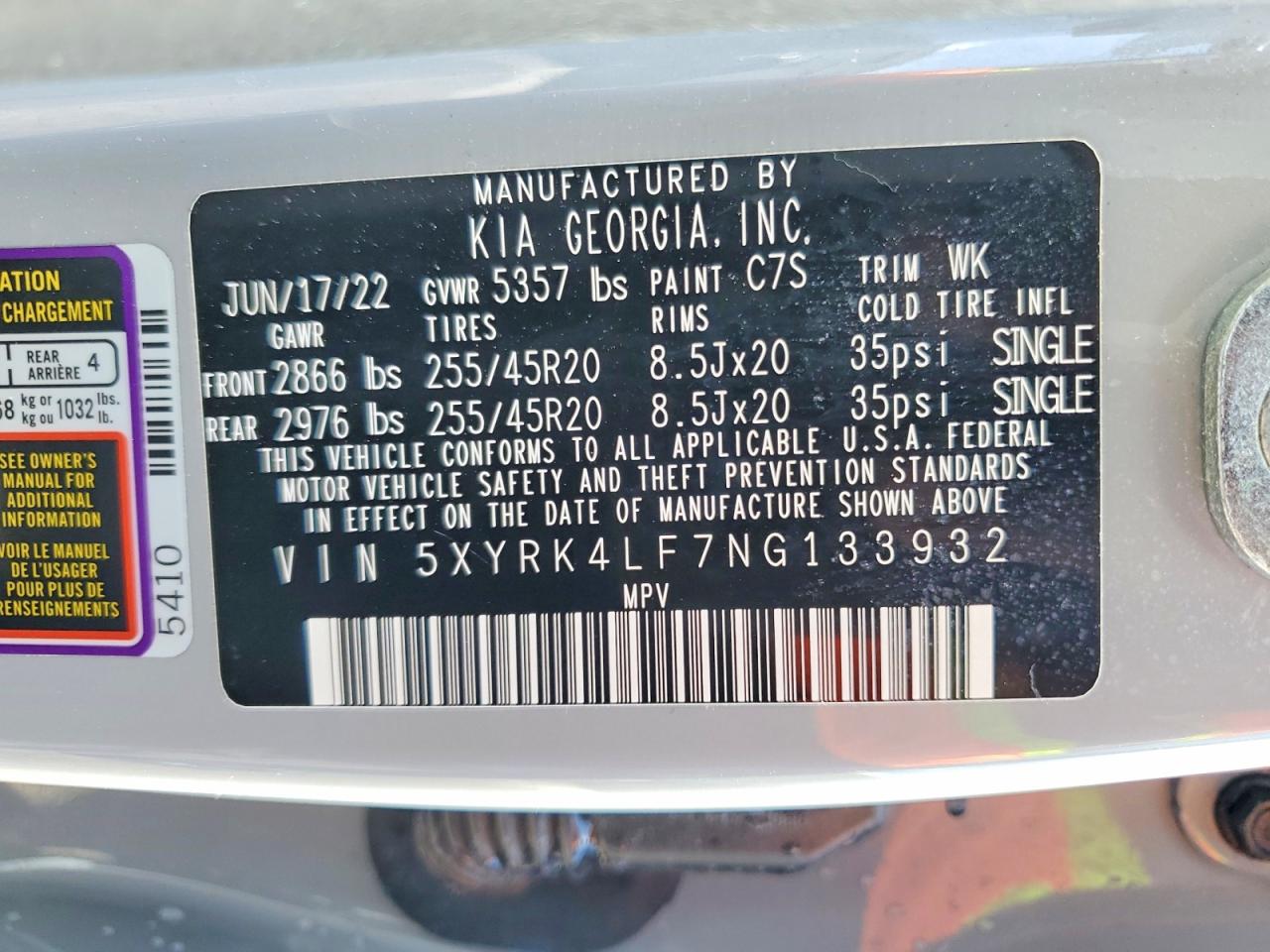 Kia Sorento Sx