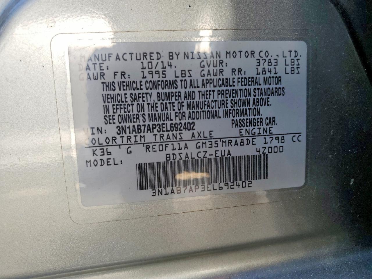 Nissan Sentra S