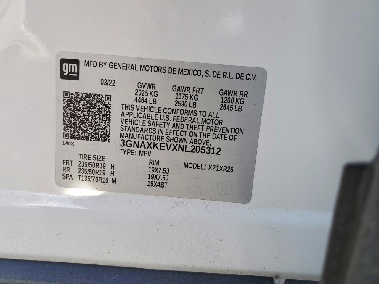 Chevrolet Equinox Lt