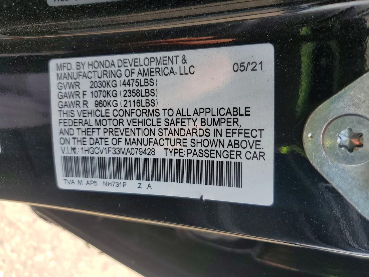 Honda Accord Sport