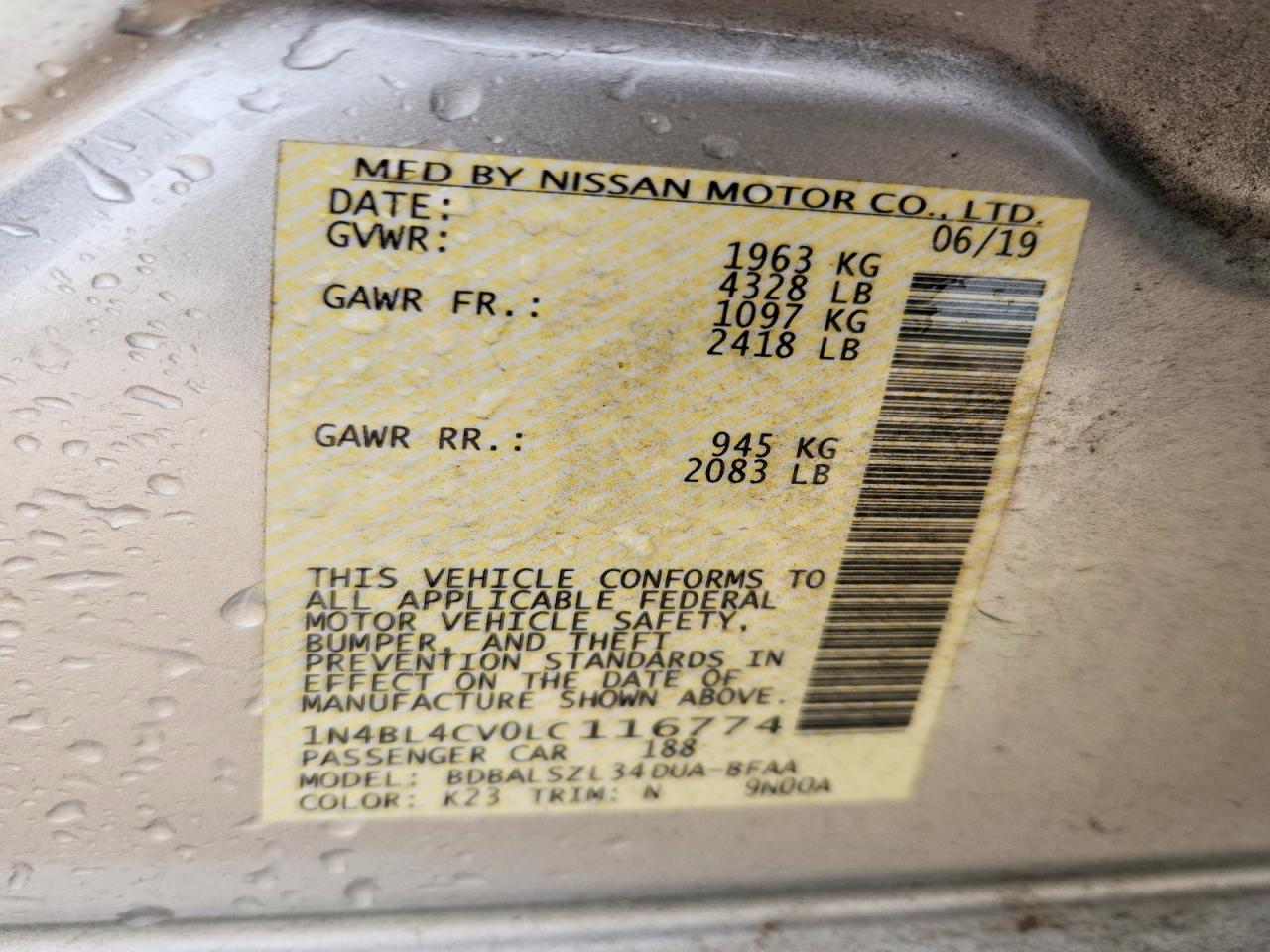 Nissan Altima Sr