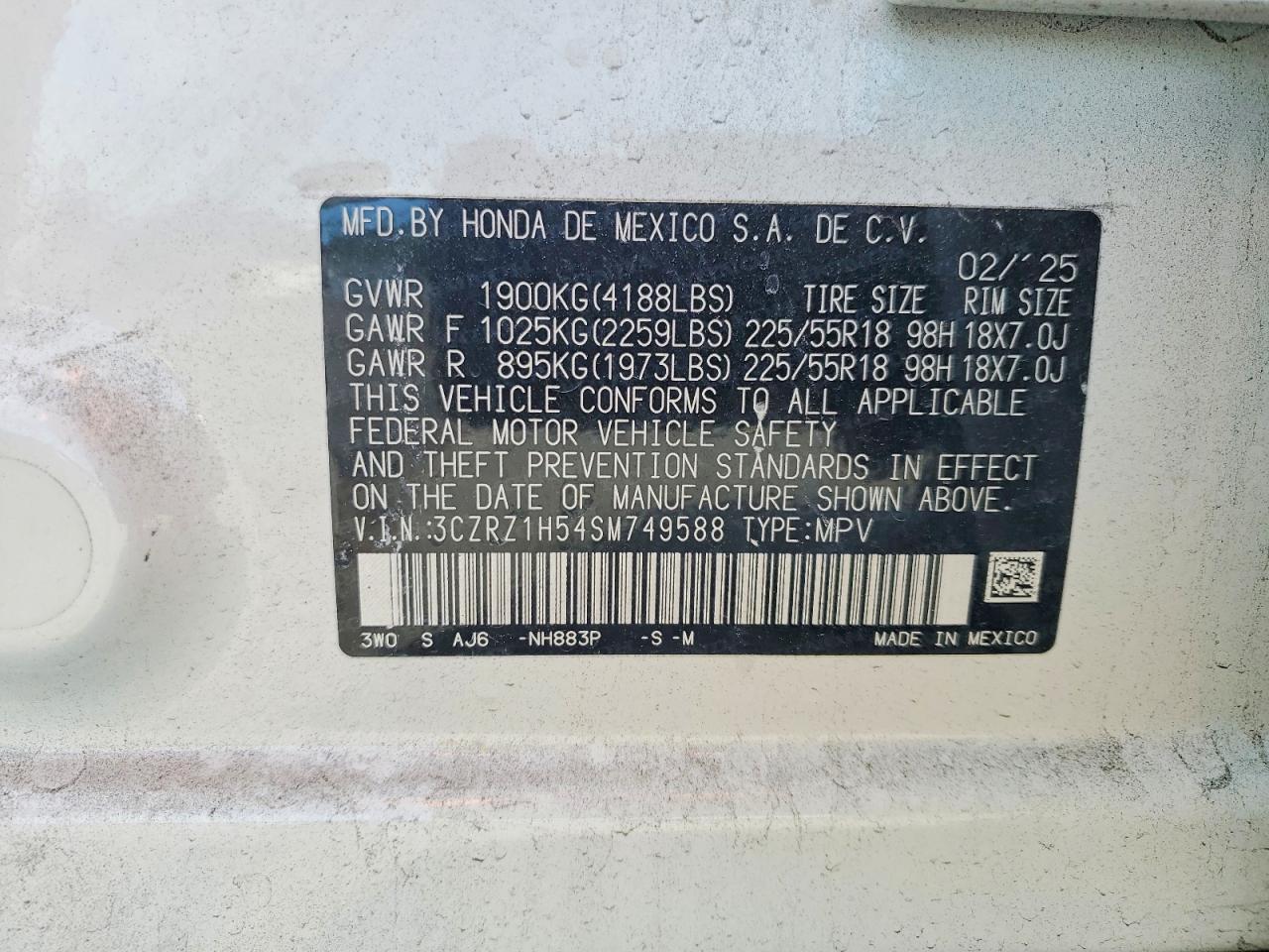Honda HR-V Sport