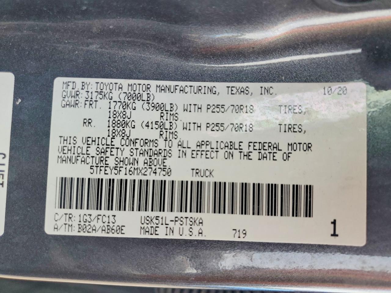Toyota Tundra Crewmax Sr5