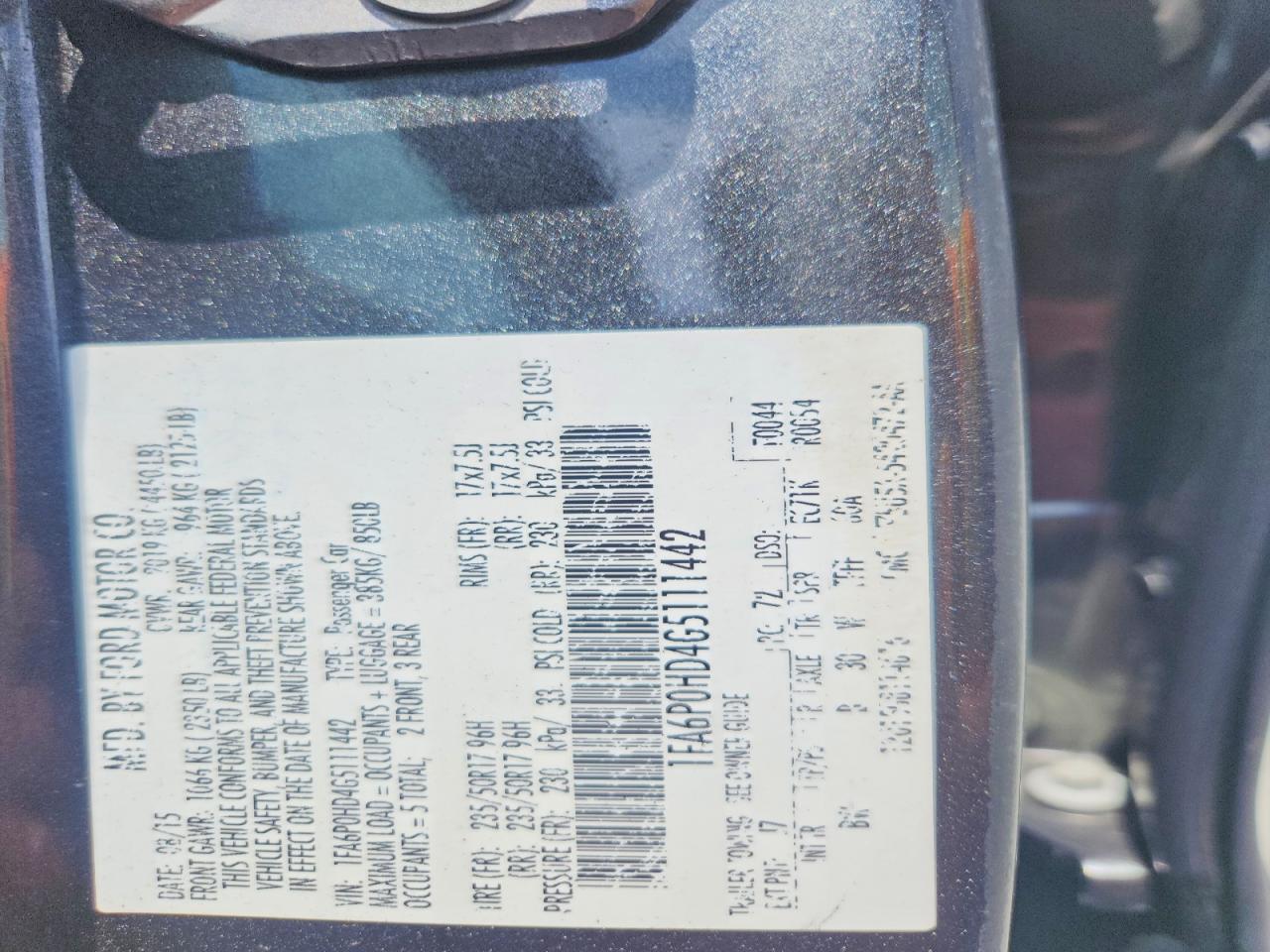 Ford Fusion Se