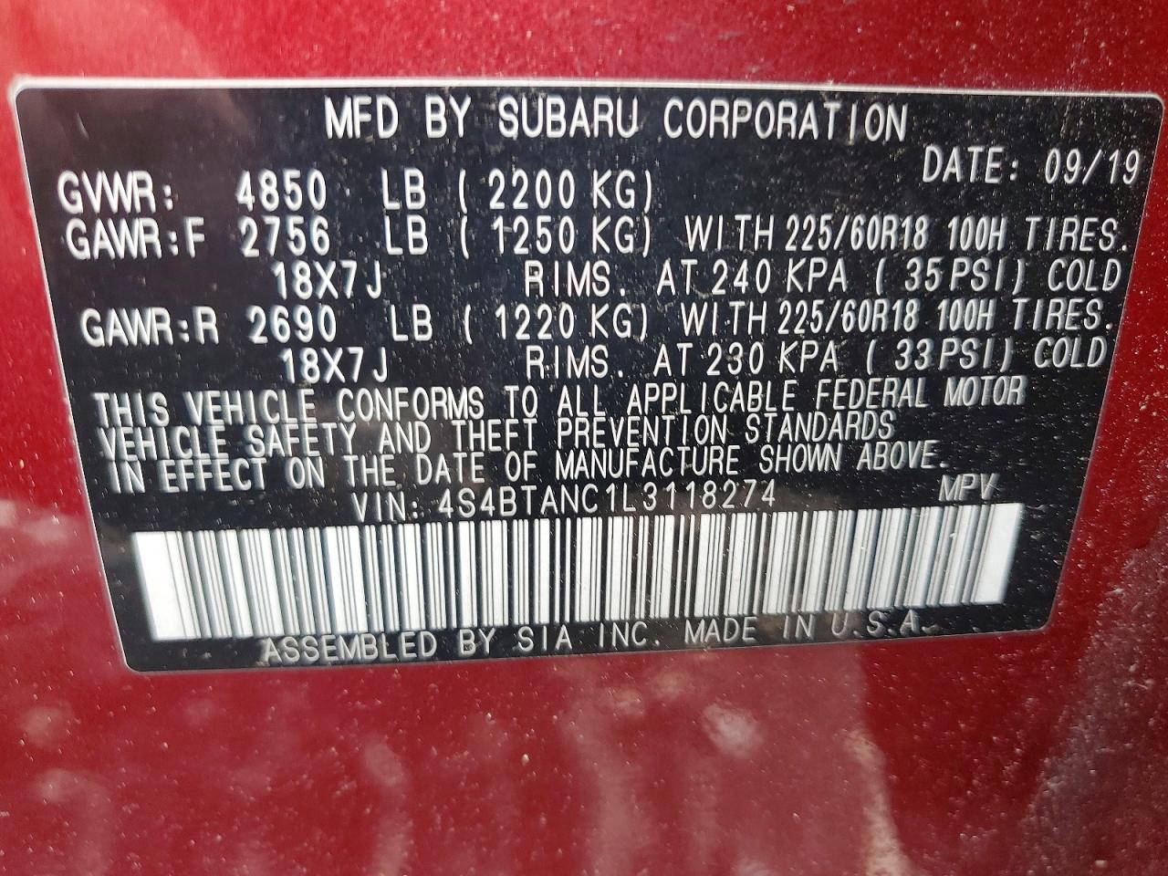 Subaru Outback Limited
