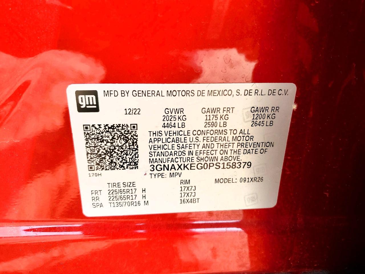 Chevrolet Equinox Lt