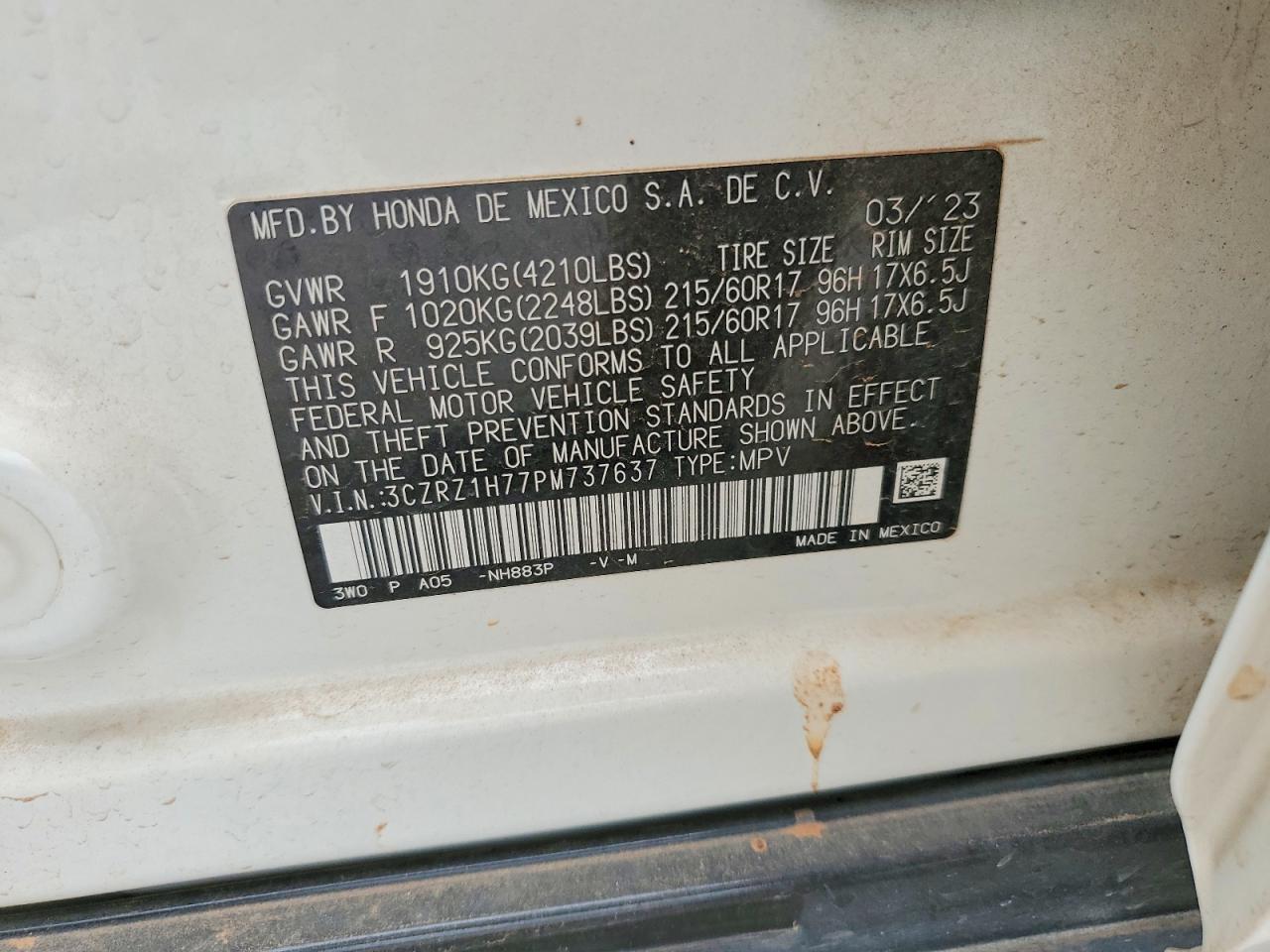 Honda HR-V Exl