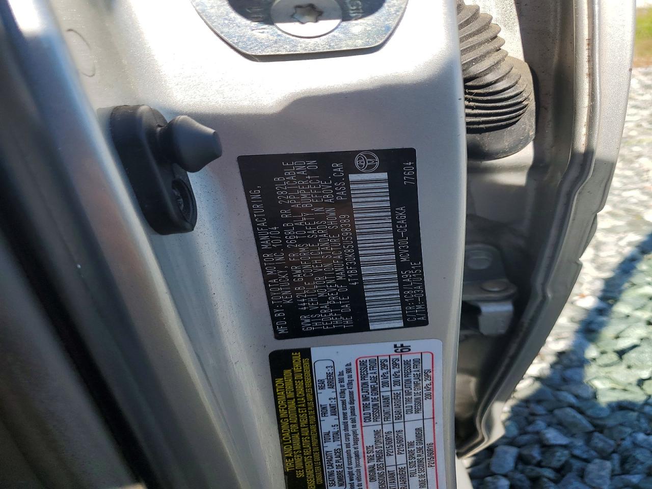 Toyota Camry Xle V6