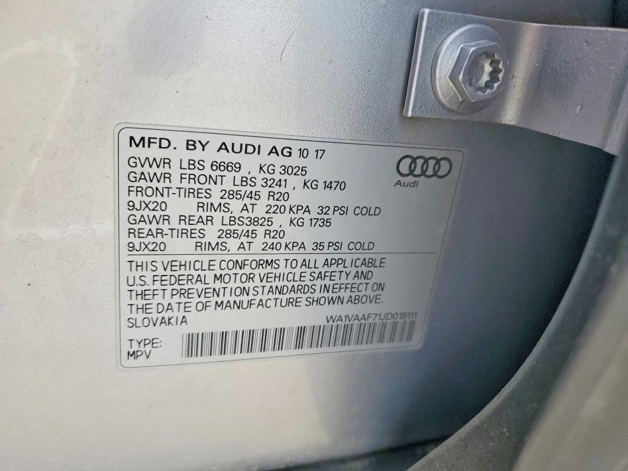 Audi Q7 Prestige